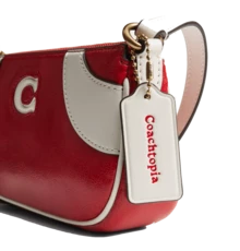 Coach Women's Nolita 19 Bag - 紅/白 - 查看 4