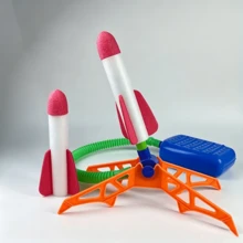 Set Mainan Peluncur Roket Interaktif Luar Ruangan untuk 1/2 Pemain - Peluncuran dengan Tenaga Kaki, Permainan Aktivitas Seru di Luar & Dalam Ruangan, Hadiah Paskah, Halloween, Natal - peluncur roket - View 14
