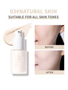 NOVO Primer Makeup, Alas Bedak untuk Menutupi dan Melembapkan; Krim Wajah untuk Mencerahkan dan Memperbaiki Warna; Cocok untuk Riasan Sehari-hari Saat Bepergian dan Bekerja - 03#Kulit Alami - View 10