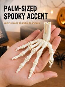 3/6pcs Halloween Skeleton Hand Decor, Posable Scary Hanging Ornament, Suitable For Monitor, Shelf, Tray, Desk And Desktop Decoration - Multicolor - View 7