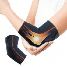 Compression Elbow Sleeve, Suitable For Tennis Elbow And Golfer's Elbow Joint Support And Protection, Ideal For Sports, Fitness, Weightlifting - Multicolor - View 10