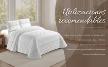 Juego De Colcha Boutí Estampada De 2/3 Piezas -Incluye Colcha Boutí Y Funda De Almohada- 10 Estampados Diferentes -Floral, Geométrico, Damascos...- 5 Medidas Diferentes: Cama de 90cm, 105cm, 135cm, 150cm y 180cm - Geométrico gris claro - Ver 5