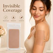 5 buah Patch Penutup Tato Tahan Air, Stiker Concealer Tak Terlihat Warna Kulit untuk Lengan, Bahu, dan Kaki - View 2