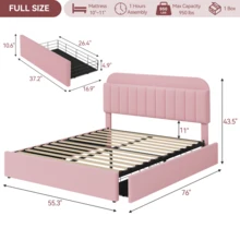 Kselythan Beds - Pink - View 3