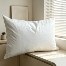 CLSUPER 18/20/21/14x21 Inch White Goose Down/Down Soft Fluffy Throw Pillow Insert, Square Cotton Cover, Plump Washable Quick Rebound Non-Shedding Breathable Cushion Inner, Suitable For Home Decor - White - View 25
