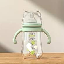 Baby Feeding Bottle With Anti-Slip Handle And Sealed Lid, Multi-Functional Drinking Container For Baby Water, Milk And Formula Feeding - Multicolor - View 4