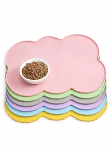 Customizable Pet Feeding Mat (1pc), Supports Personalized Name Customization, Suitable For Cats And Dogs, Non-Slip Rubber Bottom, Minimalist Design Style, Perfect Gift For Pet Owners - Multicolor - View 7