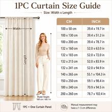 NOSBEI 1PC Grommet Top Leaf Jacquard Decor Curtain, Light Filter Raised Woven Botanical Window Drape, Fresh Nature Pattern Decor Panel For Bedroom Living Room. - Brown - View 2