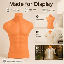 Clothing Display Mannequin, Multiple Styles Available - Men's Tops - View 3