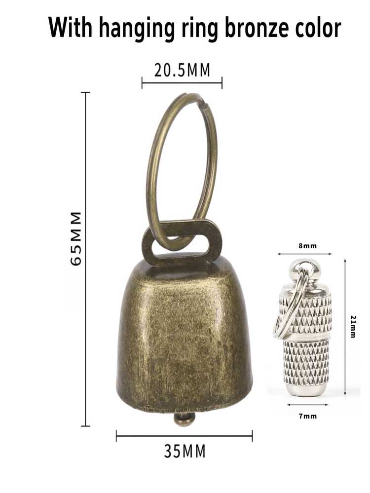 1 Set Transparent Pet ID Tag With Loud Detachable Bell, Lightweight Cute Metal-Texture Anti-Lost Pet Name Tag, Includes Replaceable Paper Insert, Suitable For Daily Outdoor Dog Walking, Pet Collar Pendant Accessory - Multicolor - View 4