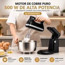 Batidora De Pie Sokany SK-6663 500W Con Tazón De Acero Inoxidable 4L, 5 Velocidades, Función Turbo, Motor De Cobre Puro, Desmontable, Ideal Para Repostería, Pan, Pasteles y Cocina - Tipo de Enchufe A Japonés (100V) - Ver 5