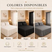 HOGAR YUME Sheet Sets With Pillowcases - Grey - View 3