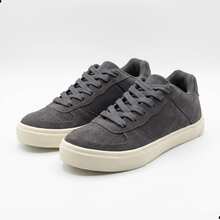 Basic Sneakers For Everyday Wear. Versatile And Timeless. Premium Suede. Immediate Shipping. - Gris - Ver 7