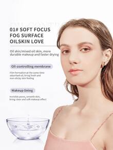 NOVO Setting Spray Makeup Tahan Lama dan Cepat Kering, Mencegah Luntur, Membentuk Lapisan yang Cepat Kering, Menciptakan Hasil Akhir Matte Sepanjang Hari, Sempurna untuk Berenang dan Aktivitas Musim Panas di Luar Ruangan - 02# Kilap Transparan - View 3