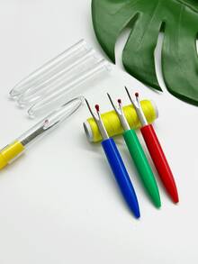 [4pcs/Set]Quick Seam Ripper Set, Colorful Seam Ripper With Protective Cap, Durable Portable Sewing Thread Picker, Home Sewing Tool, Suitable For Clothing Fabric Repair, Garment Alteration, Daily Mending And DIY - Medium Seam Ripper - View 8