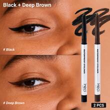 HECI BEAUTY 1pc Retractable Eyeliner Pencil, Smooth Texture, High Pigmentation, Waterproof, Creates Bold And Clear Lines - Multicolor - View 15