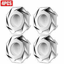 Wash Basin Overflow Insert Drain Cover Perforated ABS Body Snap In Clips Sink Overflow Hole Replacement Trim - Multicolor - View 10