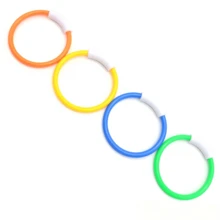 4pcs Colorful Diving Swimming Toys, Suitable For Children's Summer Swimming Pool Party, Training, Sinking, Throwing, Diving Rings, Water Toys, Parent-Child Interactive Toys, Swim Rings - Multicolor - View 8