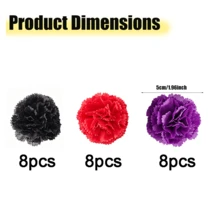 6/24pcs Mini Artificial Silk Carnation Flower Heads, 2 Inch Small Faux Carnation DIY Handmade Wedding Party Home Baby Shower Wedding Car Halloween Decoration (Fresh Color) - Carnation Flower Head - View 13