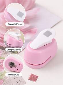 A Small, Easy-To-Use Stamp Pattern Handheld Punch, Portable Rectangular And Square Lace Punches, Suitable For Scrapbooking, DIY Cards, And Journal Decoration Tools - Single Piece - View 10