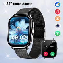 1.83-Inch Full Touch Screen, This Popular Smartwatch Suitable For Men And Women Features: Call Answering, Message Notifications, Music Control, Remote Camera, Pedometer, Calorie Tracking, Multiple Sports Modes, Alarm, Incoming Call And Message Notifications, Compatible With Android And IOS Systems. - Multicolor - View 11