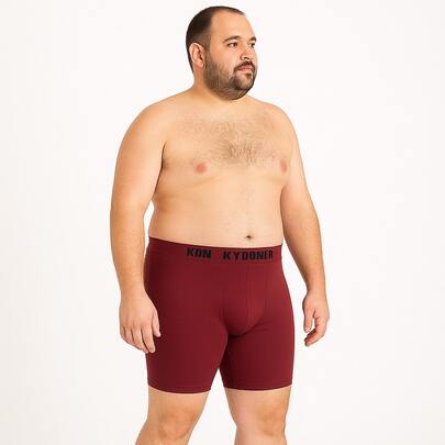 Kit 5 Cuecas Box Ciclista Long Leg Plus Size ExtraGG