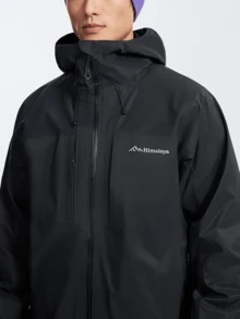 CAMEL CROWN Men's Single-Layer Hardshell Outdoor Jacket, Comfortable, Water-Repellent, And Lightweight Hiking Mountaineering Jacket Suitable For Spring - Phantom Black - View 4