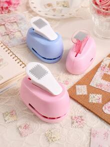 Lever Action Exploding Star Paper Punch, Portable Handheld Stamp Shape Embosser For Scrapbooking, Card Making, DIY Paper Crafts, Manual Punch Tool With Star Pattern For Gift Tags, Journals, Art Supplies - Single Piece - View 7