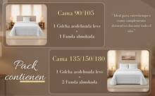Juego De Colcha Boutí Estampada De 2/3 Piezas -Incluye Colcha Boutí Y Funda De Almohada- 10 Estampados Diferentes -Floral, Geométrico, Damascos...- 5 Medidas Diferentes: Cama de 90cm, 105cm, 135cm, 150cm y 180cm - Geométrico gris claro - Ver 6