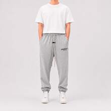 Fear Of God Essentials Fleece Sweatpant (FW24) Unisex - 淺灰色運動褲 - 查看 2