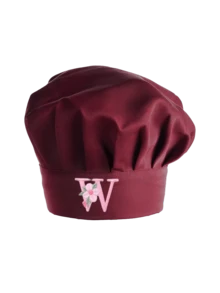 1pc Women's Satin Chef Hat, Customized Floral Initial, Adjustable Personalized Letter Kitchen Cap, Suitable For Bakery, Restaurant, Cooking Work Headwear - Multicolor - View 55