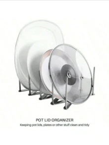 1 pieza Escurridor de platos de acero inoxidable, escurridor de platos plegable y extensible creativo para la cocina - Ver 7