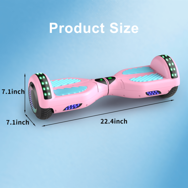 Self Balancing Scooter New  All Terrain Balancing Scooter With LED Lights, Self Balancing Off Road With 6+ Ages And Adults,6.5 Inch All Terrain Off Road Scooter Hoverboard