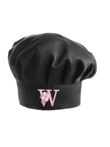 1pc Women's Satin Chef Hat, Customized Floral Initial, Adjustable Personalized Letter Kitchen Cap, Suitable For Bakery, Restaurant, Cooking Work Headwear - Multicolor - View 34
