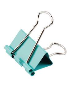 20pcs Colored Binder Clips Folders Paper Clips Office Stationery Set Desk Organizer Storage School Supplies Document Holder Metal Clamps Workspace Accessories For Teachers Students Home Office - View 8
