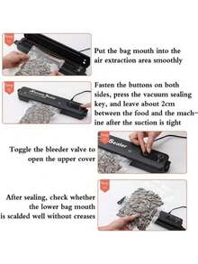 Kitchen Plastic Sealer & Sealing Machine - Black - View 12