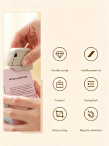 2pcs Portable Magnetic Mini Utility Knife, Auto-Retractable Ceramic Blade Multi-Function Cutting Tool, Lightweight Compact, Suitable For Wedding Birthday Holiday Party Favors, Daily Unboxing Craft Cutting Travel Essential - View 7