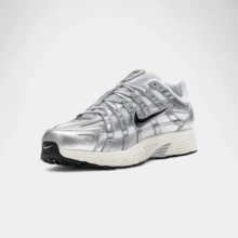Nike P-6000 White Metallic Silver Flat Silver Black - 白色 - 查看 4