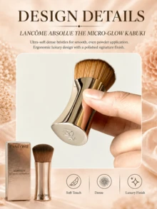 Lancôme 蘭蔻全新純淨底妝刷，超柔軟密實刷毛，完美遮瑕底妝，輕巧便攜，優雅銀色金屬手柄設計，適合日常使用 - 摩卡棕 - 查看 8