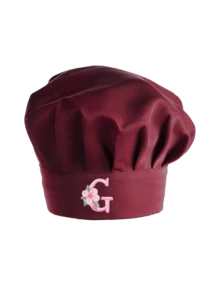 1pc Women's Satin Chef Hat, Customized Floral Initial, Adjustable Personalized Letter Kitchen Cap, Suitable For Bakery, Restaurant, Cooking Work Headwear - Multicolor - View 26