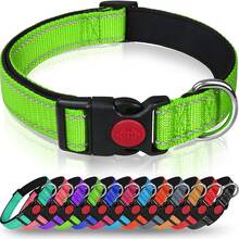 Martingale Dog Collar, High-Strength Nylon Dog Collar - Reflective Nylon Dog Collar, Suitable For Small To Large Dogs Anti-Pull Training Collar - Gentle Control, Durable Holiday Pet Gift Pet Supplies - Multicolor - View 13