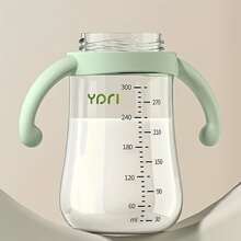 Baby Feeding Bottle With Anti-Slip Handle And Sealed Lid, Multi-Functional Drinking Container For Baby Water, Milk And Formula Feeding - Multicolor - View 6