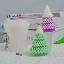 Christmas Tree Scented Candle Silicone Mold DIY Resin Plaster Diffuser Stone Home Decor Mold Suitable For Christmas Decoration - Christmas Tree - View 4