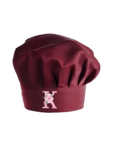 1pc Women's Satin Chef Hat, Customized Floral Initial, Adjustable Personalized Letter Kitchen Cap, Suitable For Bakery, Restaurant, Cooking Work Headwear - Multicolor - View 84
