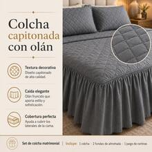 HOGAR YUME Sheet Sets With Pillowcases - Grey - View 6
