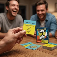 Don't Let It Slip Humorous Taboo Word Guessing And Performance Challenge Card Game. Suitable For Family And Friends Team Building Fast-Reaction Party Game. A Joyful Interactive Gift, Perfect For Friends Gatherings And Social Events. - Royal Blue - View 5