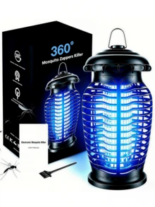 LMMAKE 1PC Electric Bug Zapper Lamp, Mosquito Fly Insect Killer Trap, Indoor Outdoor Pest Control Bug Catcher, Electric Insect Eliminator For Home Backyard Garden Patio Use - US A Type Plug(110-127V) - View 2