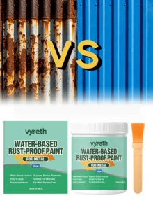 White Waterproof Paint 300g With Brush, Waterborne Antirust Coating, Fast Drying For Wood, Metal, Walls & Household Surfaces(Two Packaging Options Will Be Shipped Randomly.) - Resin Waterproof Paint - View 11