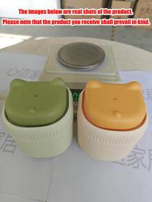 1pc Cute Pastel Cat Face Dish Soap Dispenser Pump Boxes, One-Hand Press Liquid Container For Kitchen Sink, Plastic Hand Soap Holder With Controlled Dispensing For Family Countertop, All-Season - Multiple Colors and Styles - View 11