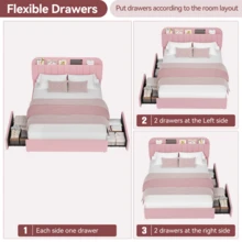 Kselythan Beds - Pink - View 5